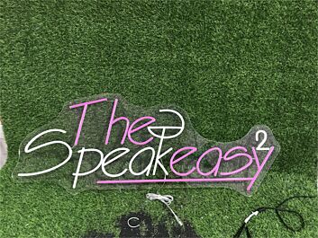 Bring the Roaring Twenties to Your Home, Bar, or Wedding with The Speakeasy Custom LED Neon Sign.