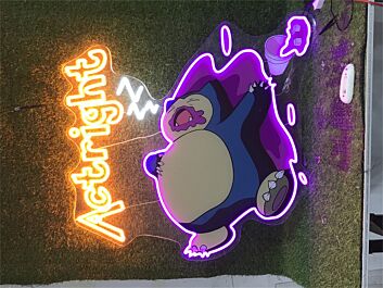 Brighten Up Your Bar, Office, and Home Décor with the Versatile Uv Actright LED Neon Sign.