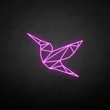 &#39;Humming bird&#39; neon sign