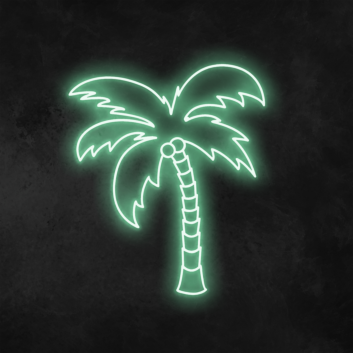 Palm Tree Neon Sign