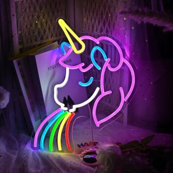 Brighten Your Space: Colorful Pony Paulie Neon Sign, Perfect for Kids&#039; Rooms, Play Areas, or Themed Parties