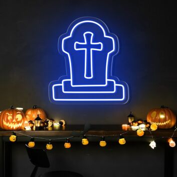 Spookify Your Space: The Halloween Coffin Neon Sign Perfect for Home Decor, Haunted Houses, and Halloween Celebrations