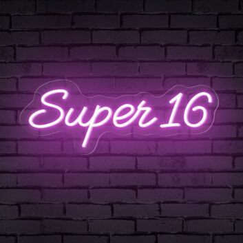 Brighten Up Every Celebration - Super Number Personalized Neon Birthday Sign for Home, Bars, and Special Events