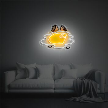 Brighten Your Space: Carhartt Egg LED Neon Acrylic Artwork for Home Decor, Office Ambiance, and Vibrant Bar Settings