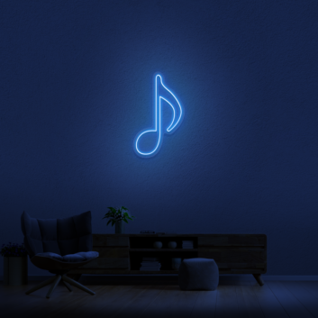Music Note Neon Sign