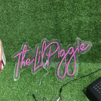 Brighten Your Space: From Home Decor to Bars - The Lil Piggie Pink LED Neon Sign Shines Everywhere