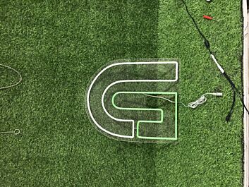 Brighten Your Space - Aesthetic Door Design LED Neon Sign Perfect for Bars, Weddings, and Home Decor.