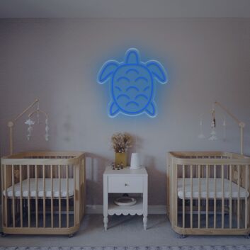 Brighten Up Your Child&#039;s Space or Add a Whimsical Touch to Ocean-Themed Parties with Sea Turtle For Kid Room LED Neon Sign.