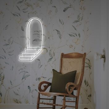 Brighten Up Your Space: Grand Entrance LED Neon Sign for Bars, Weddings, and Chic Office Decor.