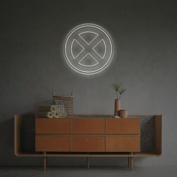 Brighten Up Your Bar, Gaming Room, or Man Cave with the X Men Logo LED Neon Sign.