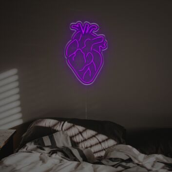 Brighten Your Wedding and Bar Ambiance with Detailed Heart LED Neon Sign.