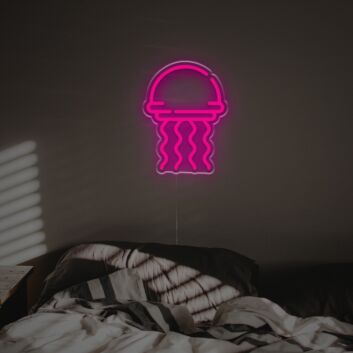 Brighten Your Space: Jellyfish LED Neon Sign for Vibrant Home Decor, Cool Office Ambiance, and Lively Bars or Parties