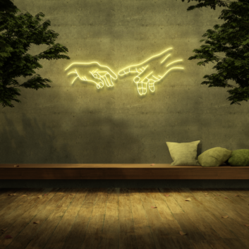 Hand Of God Neon Sign