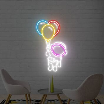 Elevate Your Space: Astronaut Neon Signs Spaceman Led Signs Wall Decoration Neon Lights, Perfect for Home, Office, and Cosmic Themed Events.