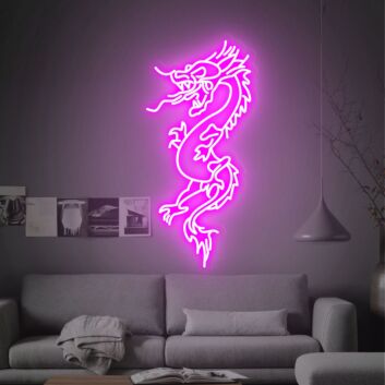 Brighten Your Space: Perfect for Bedroom, Bar, and Celebrations - Chinese Dragon Neon Sign Neon Decorations Neon Sign Art
