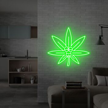 Brighten Up Your Space: Ideal for Home, Bars, and Parties with Dope Neon Sign Marijuana Leaf Neon Sign Stoner Gift 420 Decor.