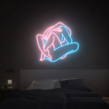 Enhance Romantic Evenings and Special Anniversaries with Erotic Art Neon Sign: Perfect for Bedroom Ambiance, Couple&#039;s Retreats, and Intimate Gift Ideas