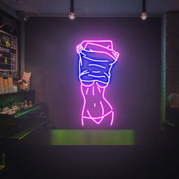 Brighten Up Your Space: Sexy Body 20 Neon Sign Perfect for Adding a Seductive Glow to Bars, Bedrooms, and Bachelor/Bachelorette Parties.