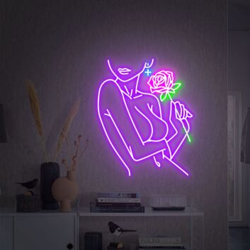 Elevate Your Space: Woman Body Neon Sign - Perfect for Bedroom Ambiance, Chic Bars, and Artistic Office Decor.