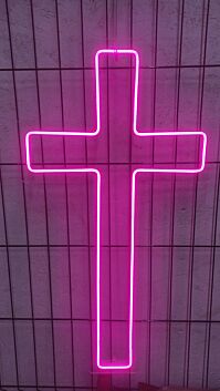 Brighten Your Spiritual Space: Cross Neon Sign Jesus Neon Christian Cross Wall Art Perfect for Home, Office, Worship Areas, and Special Celebrations.