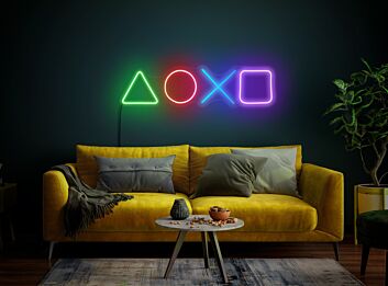 Elevate Your Game Room and Bar Ambience with Gamer Neon Sign Lights for Wall, A Versatile Gaming LED Decor Piece.