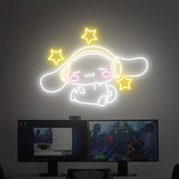 Brighten Your Child's Bedroom and Elevate Parties with Kawaii Anime LED Neon Sign - Ideal for Kids Room Decoration and Versatile Wall Neon Light Display.
