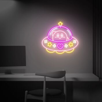 Transform Your Space: Kirby Led Neon Sign for Kids&#039; Bedrooms, Gaming Havens, and Anime-Themed Parties