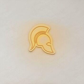 Warrior Helmet LED Sign