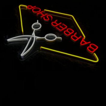 Brighten Your Barbershop, Spa, or Home with the Vibrant Barber Neon LED Sign - Perfect for Creating a Welcoming Atmosphere or Adding a Touch of Artistic Flair to Your Decor.