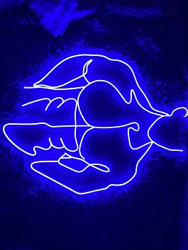 Brighten Your Bar, Club, or Gay Pride Event with Bikini Naked Male LED Neon Sign Gay Body Club Neon LED Sign Blue.
