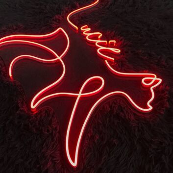 Brighten Your Space: Cat Line Art Led Neon Sign Animal Lover Neon Light, Perfect for Home Decor, Bars, and Animal-Themed Events.