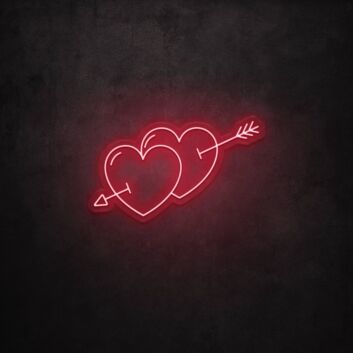 Heart Arrow LED Neon Sign