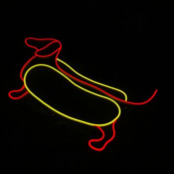 Add a whimsical touch to your kitchen or diner with the Dachshund Hotdog Led Sign, perfect for food-themed decor and lively gatherings.