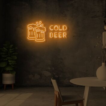 Customize Cold Beer LED Sign