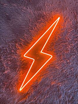 Lightning Bolt Led Neon Sign Custom Lightning Restaurant Home Room Decor Bar Club Decor