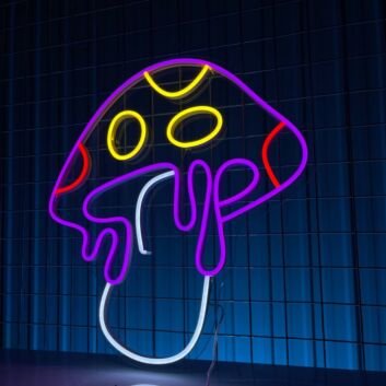 Melting Mushrooms Led Neon Sign Mushrooms Led Sign Mushrooms Led Light