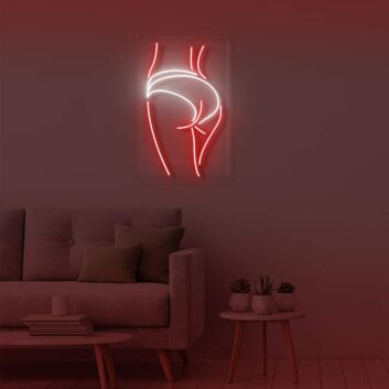 Peachy Bum LED Sign