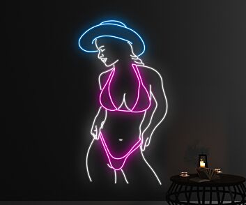 Sexy Naked Cowgirl Led Neon Sign Texas Cowgirl Neon Led Sign