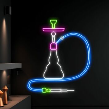 Smoking Shop Wall Led Art Leaf Led Light Smoking Sign