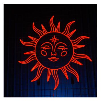 Sun Led Neon Sign Sun Lover Neon Led Light Sun Led Sign