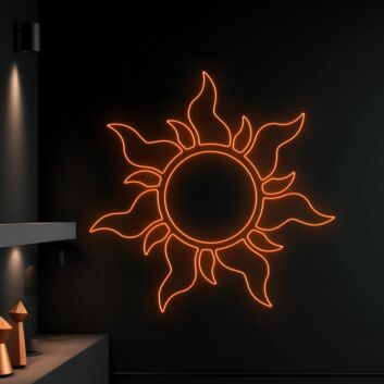 Sun Led Neon Sign Sun Lover Neon Led Light Sun Led Sign Custom Sun Neon Light Sun Decor