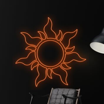 Sun Led Neon Sign Sun Lover Neon Led Light Sun Led Sign Custom Sun Neon Light Sun Decor