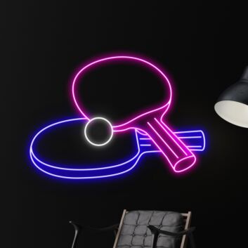 Table Tennis Led Neon Sign Sport Club Stadium Decor