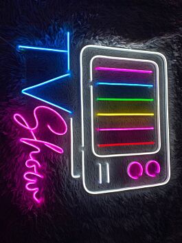 Tv Show Colorful Old Television Home Room Decor Led Neon Sign