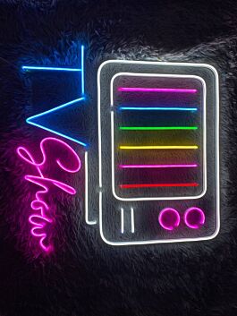 Tv Show Colorful Old Television Home Room Decor Led Neon Sign