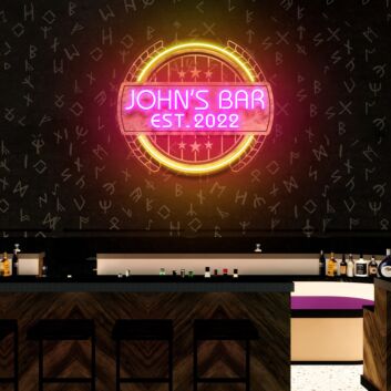 Beer Bar Sign For Home Bar Bar Sign Gifts For Him Light