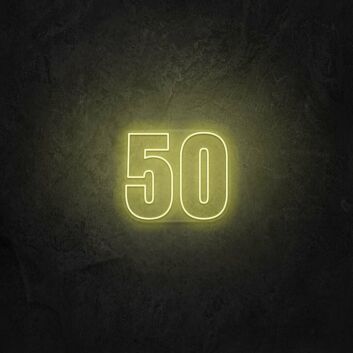 50 LED Neon Sign