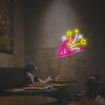 Celebrating With Stars LED Neon Sign