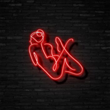Sun Bathing Neon Sign
