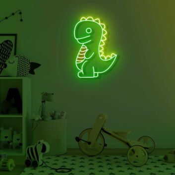 Kids Dinosaur LED Sign